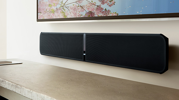 Bluesound Soundbar wall